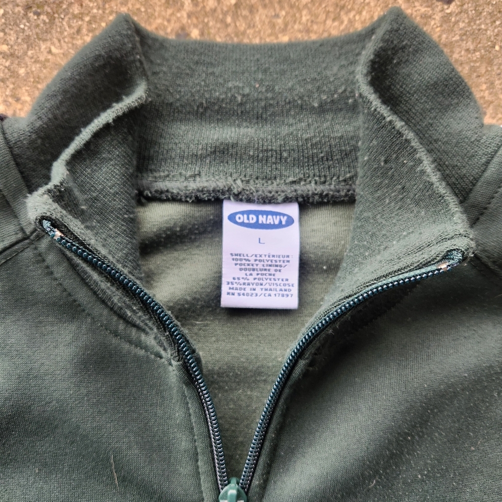 Men's Vintage Y2K Old Navy Athletic Track Jacket Size Large - Picture 3 of 11